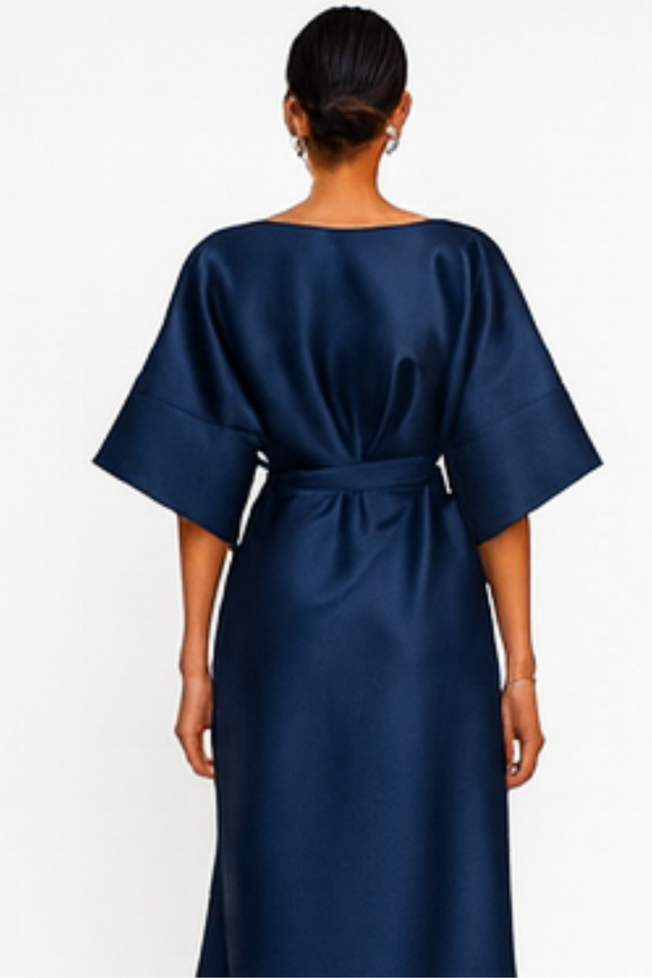 Anne Langes Abendkleid - Marineblau