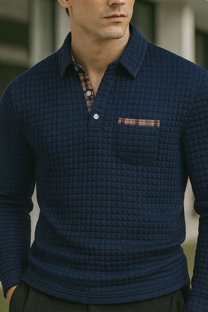 Joven | Polo Shirt mit Rautenmuster