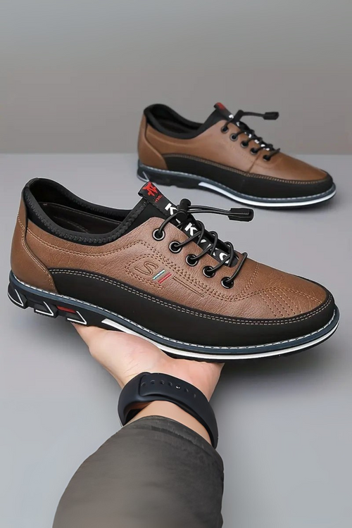 Bertholdt Eleganter Herrenschuh für Alltag & Komfort - Braun