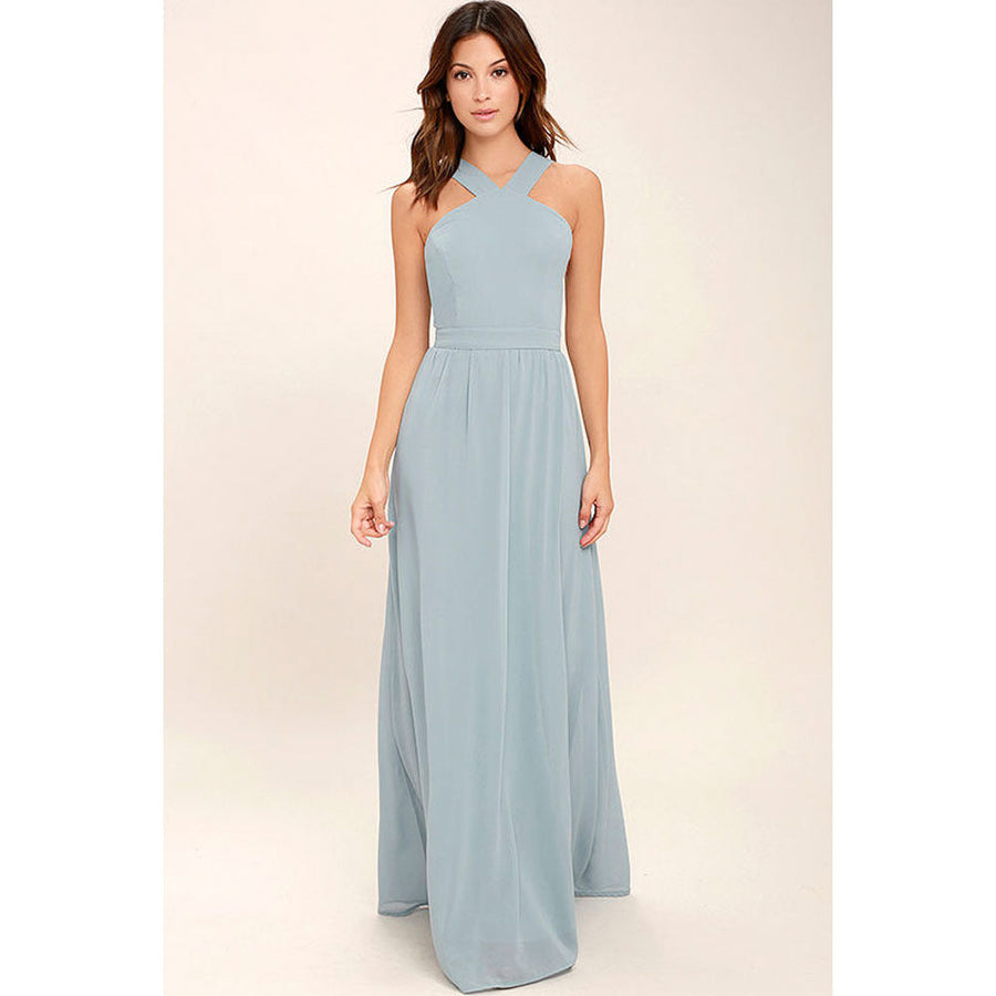 Sara White Wrap-Neck Midi Dress for Women's Fashion Style
