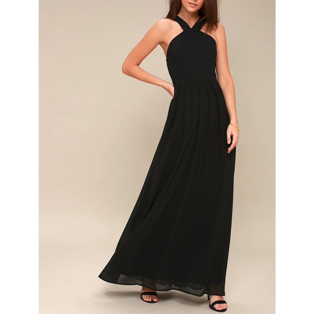 Sara | Weißes Midikleid mit überkreuztem Ausschnitt