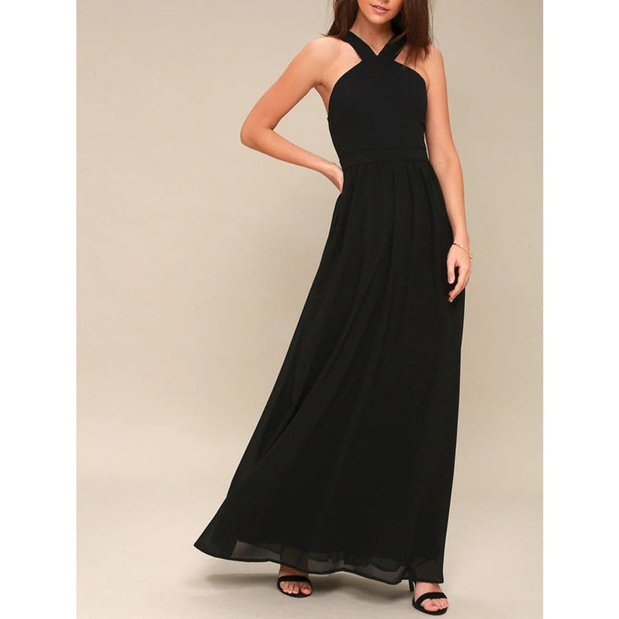 Sara White Wrap-Neck Midi Dress for Women's Fashion Style