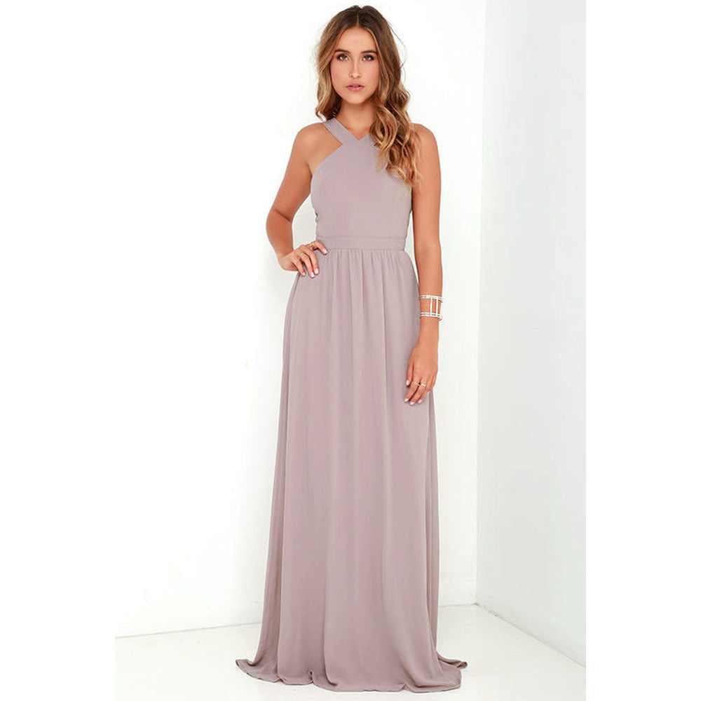 Sara – Weißes Midikleid mit überkreuztem Ausschnitt