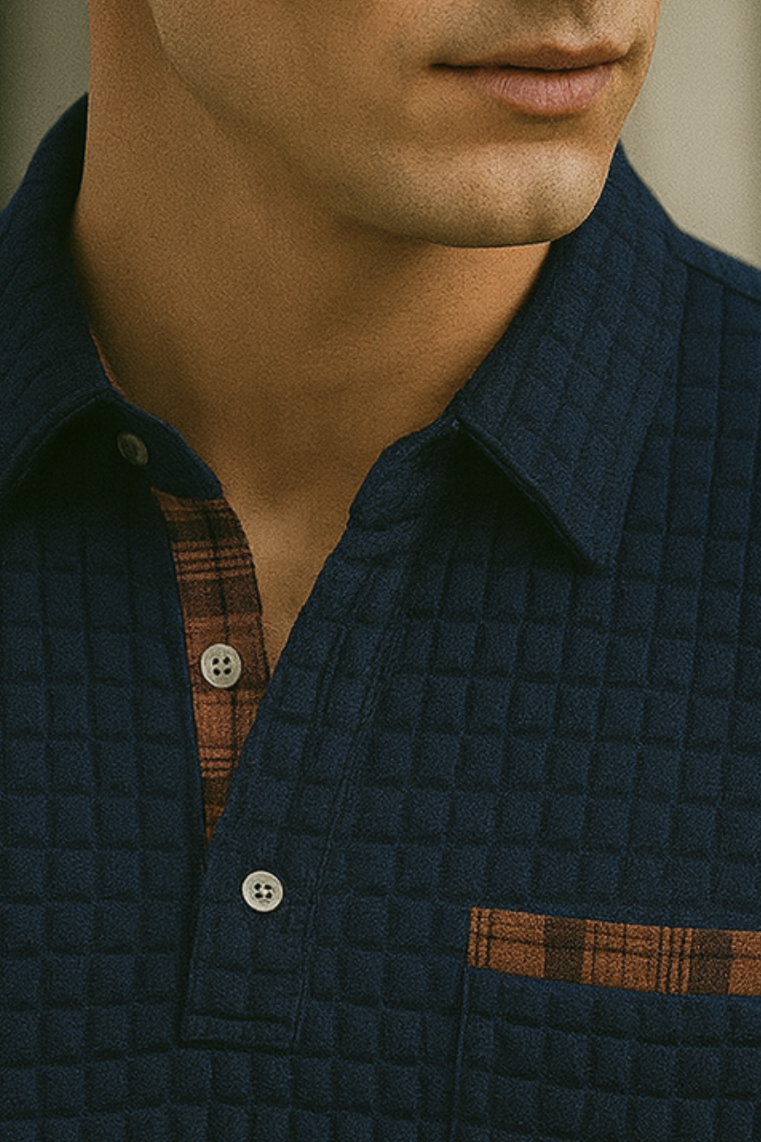 Joven | Polo Shirt mit Rautenmuster