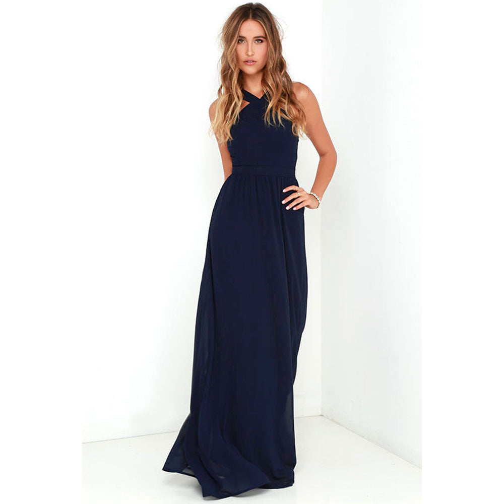 Sara – Weißes Midikleid mit überkreuztem Ausschnitt