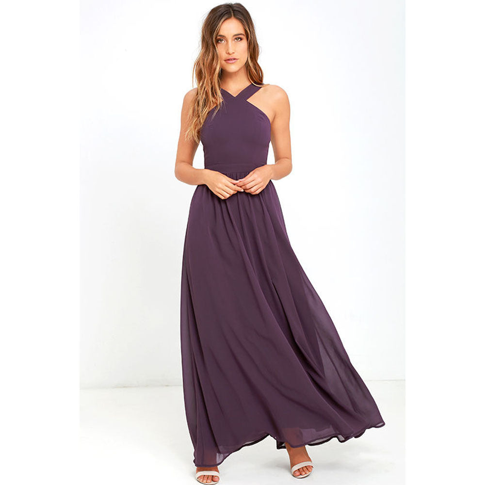 Sara – Weißes Midikleid mit überkreuztem Ausschnitt