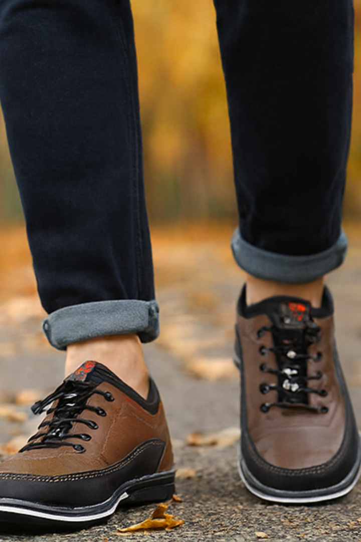 Bertholdt Eleganter Herrenschuh für Alltag & Komfort - Braun