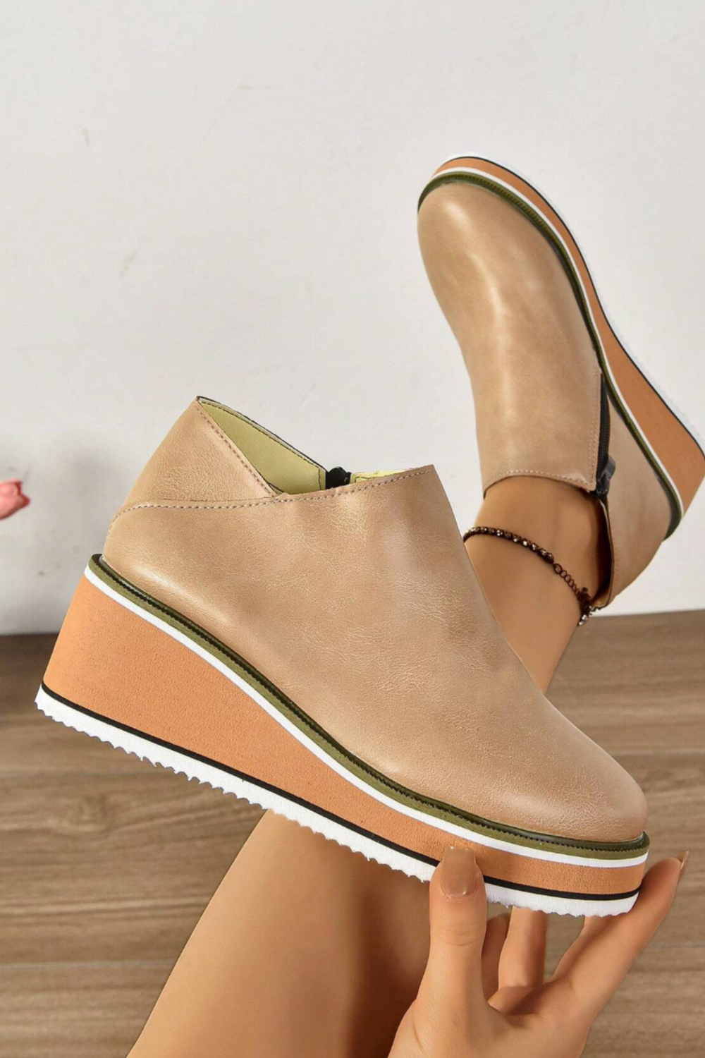 Trinity Stiefel | Beige