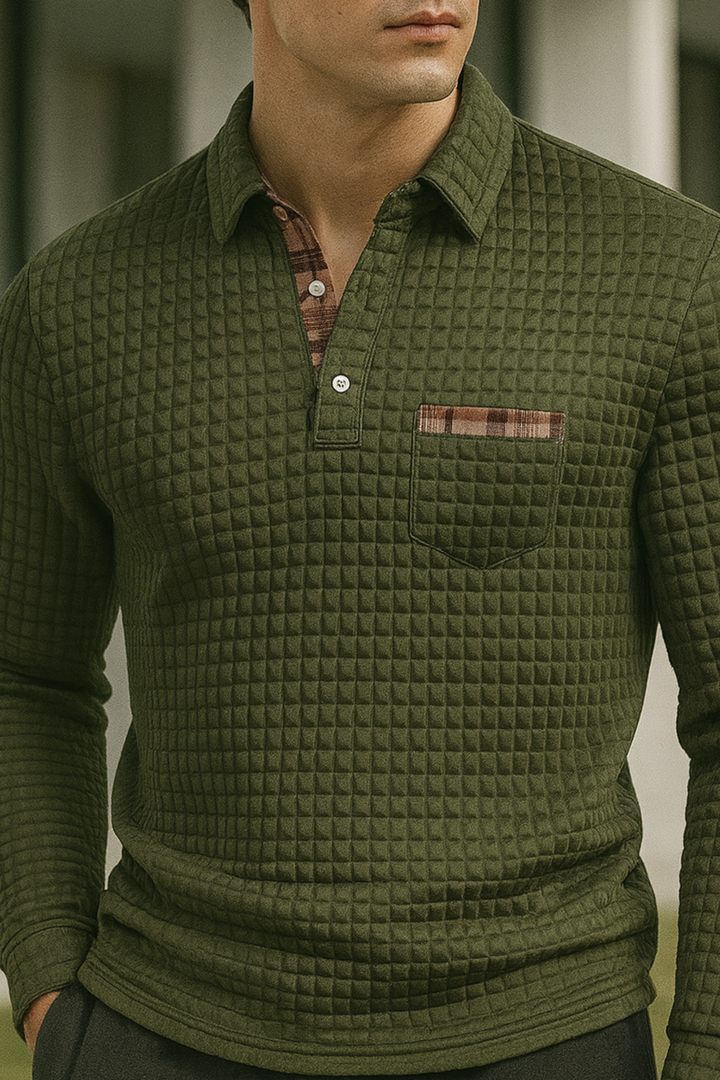 Joven | Polo Shirt mit Rautenmuster