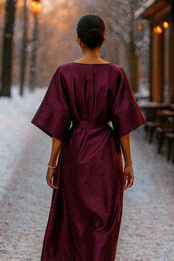 Anne Langes Abendkleid - Rot