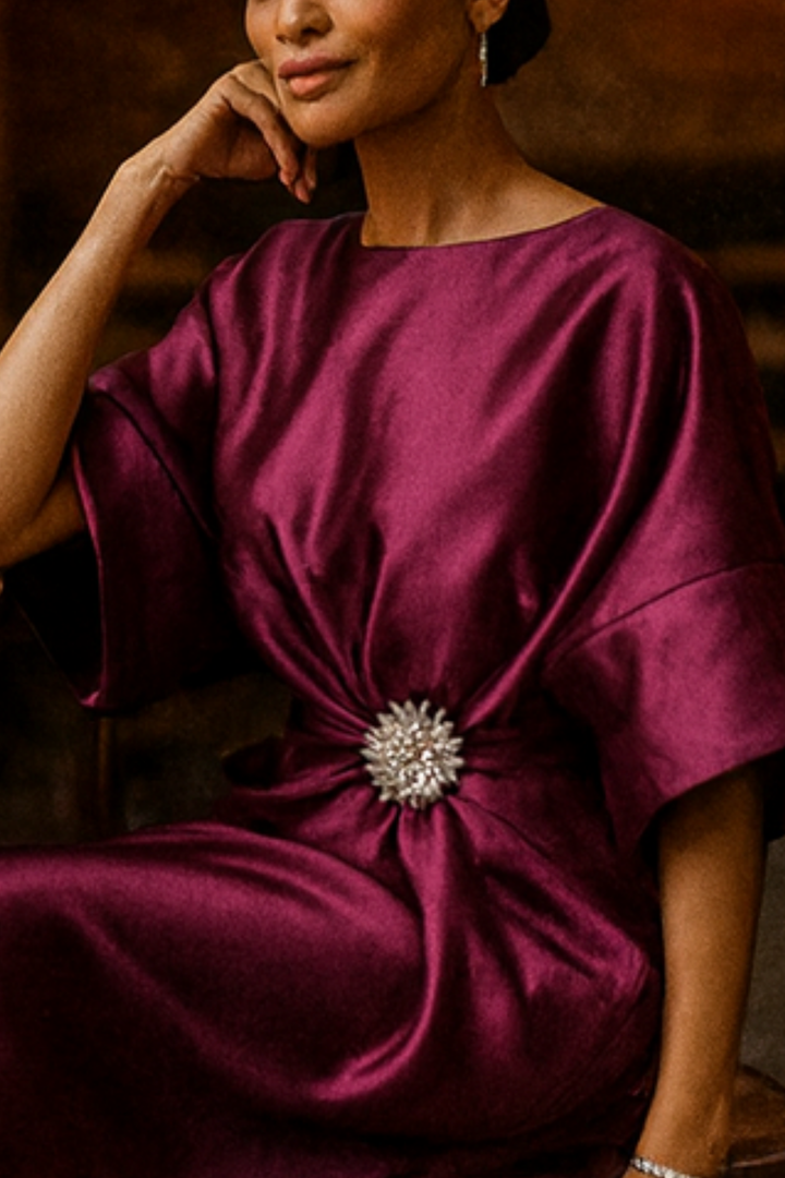 Anne Langes Abendkleid - Rot