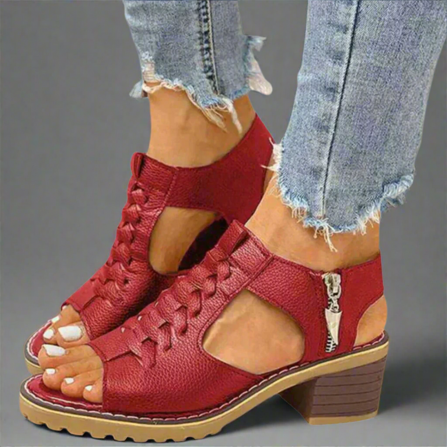 Lise Comfort Strappy Open-Toe Adjustable-Strap Sandals