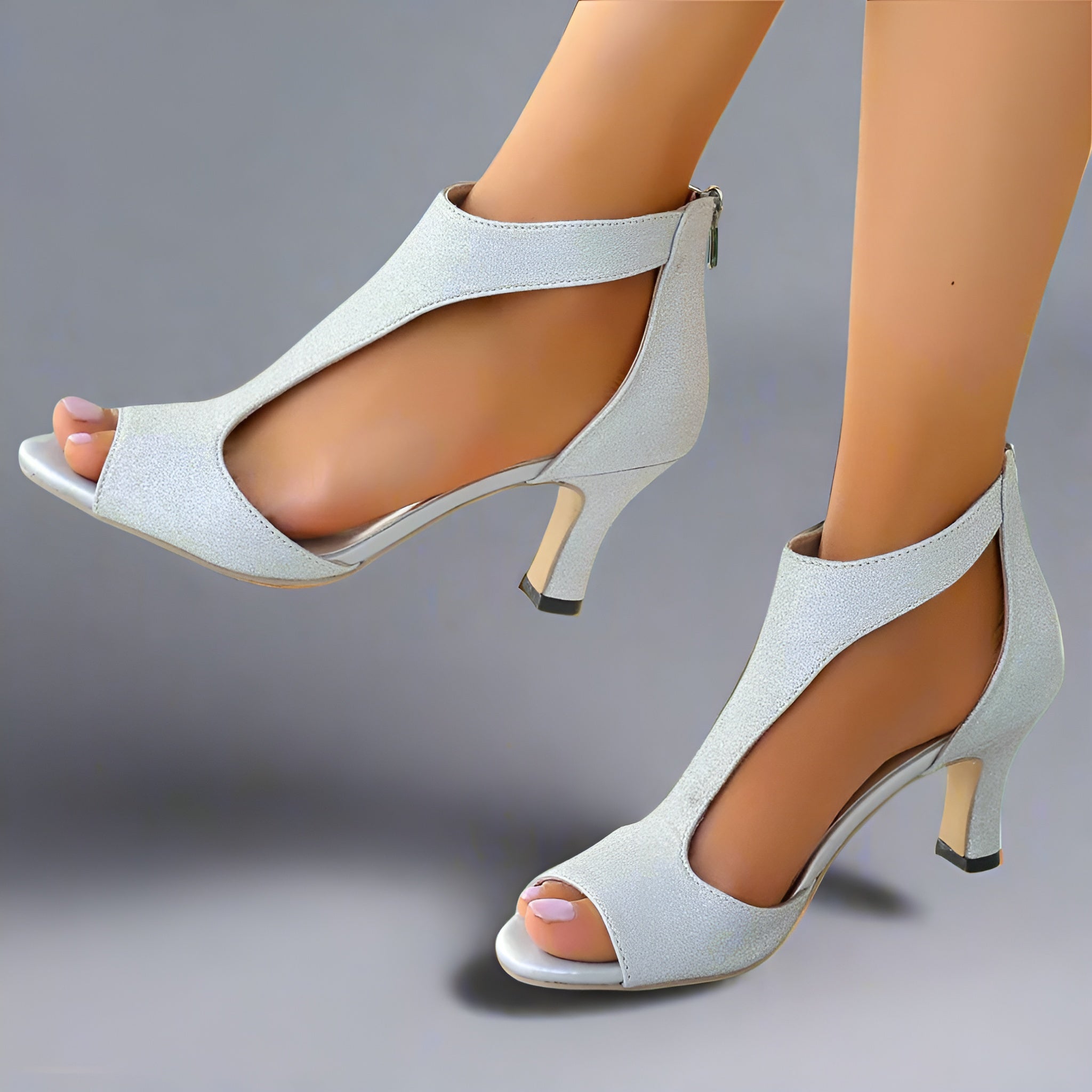 Inger™ | Eleganta komfortsandaler med klack