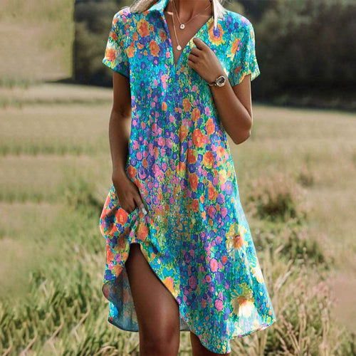Ellie Printed Midi Dress