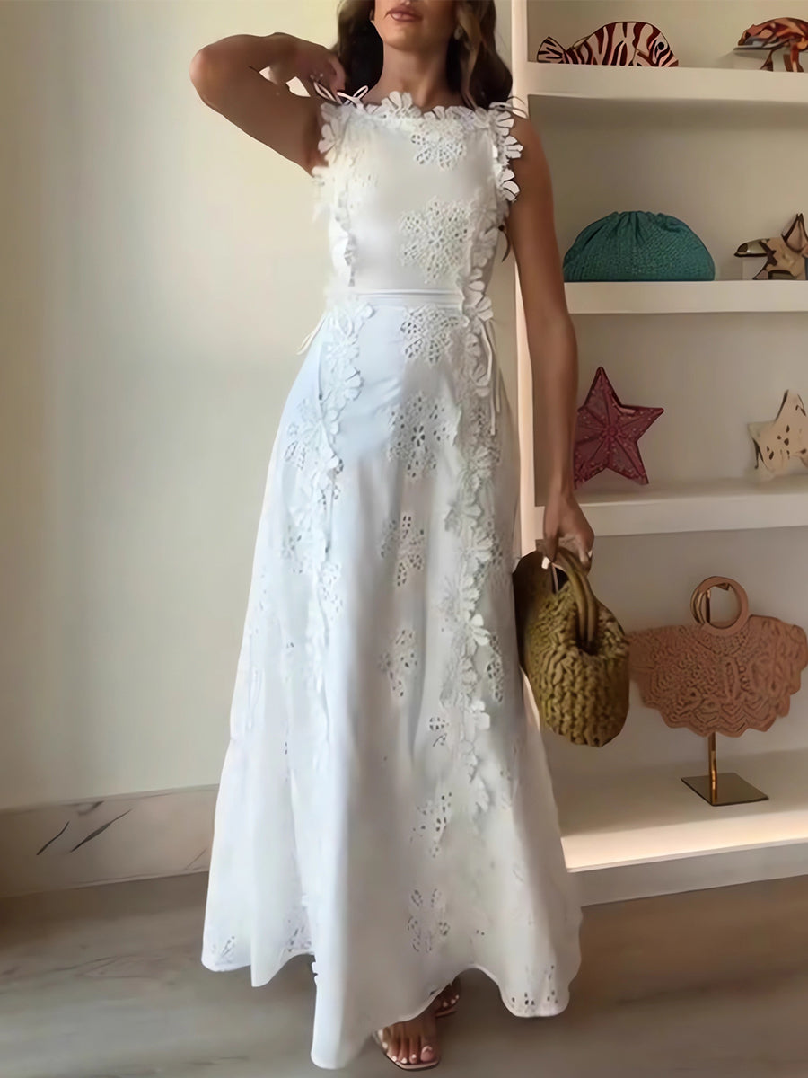 Sylara | Traumhaftes Spitzenschulterkleid