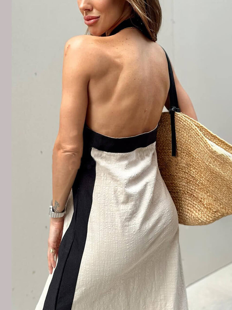 Halterneck Maxi Dress