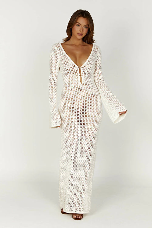 Elani Coastal White Dress