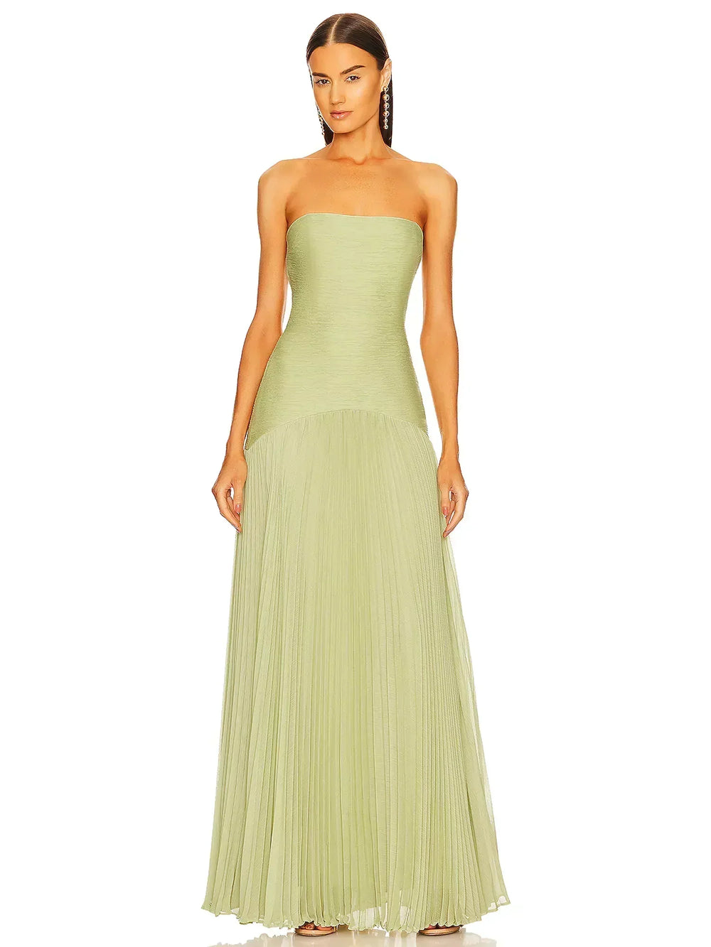 Sabrina | Ärmelloses Maxikleid mit tiefer Taille