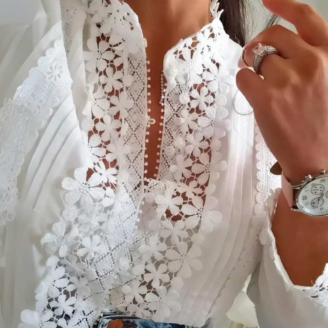 Sara | Blumenbluse