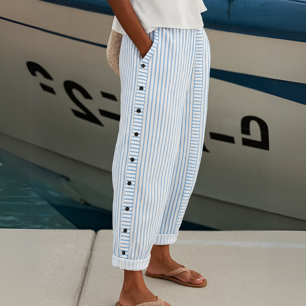 Selene | Elegante Hochtaillierte Hose
