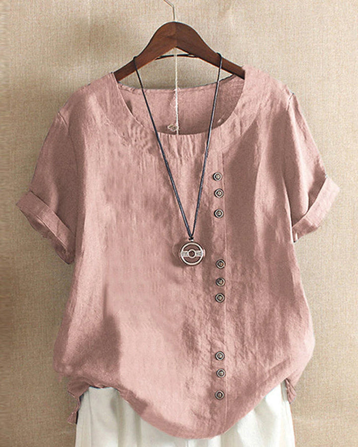 Noelle™ | Lässige Schlichte Bluse