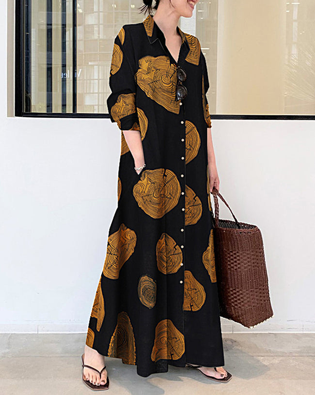 Jayla | Kleid mit Kontrastdruck