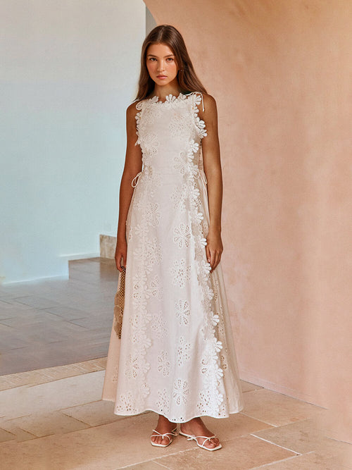 Hook Closure Dress