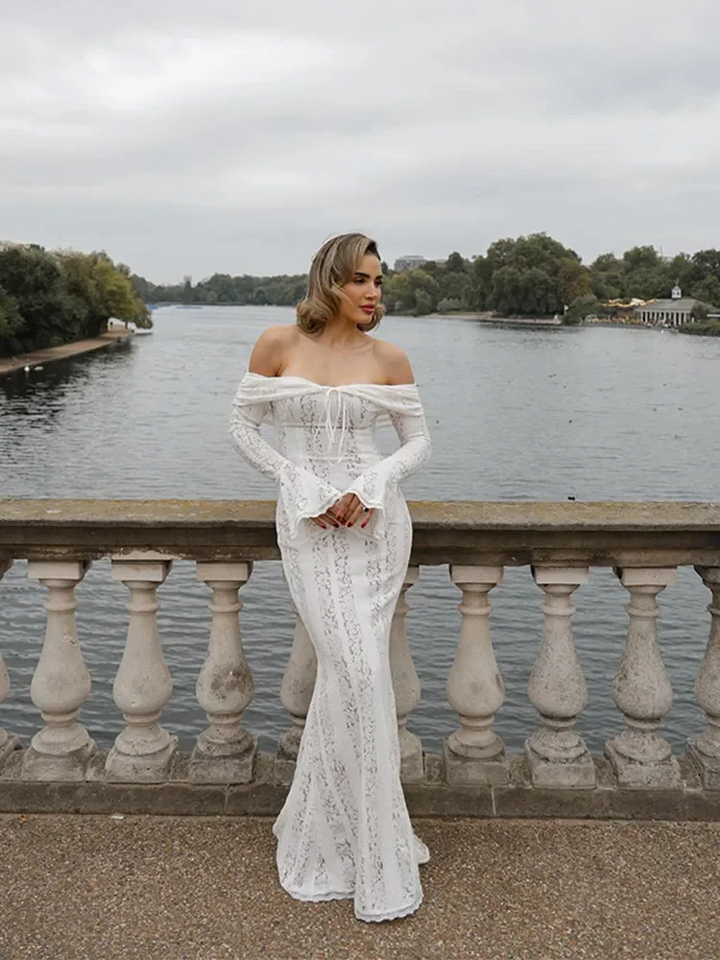Georgetta | Spitzen-Maxikleid