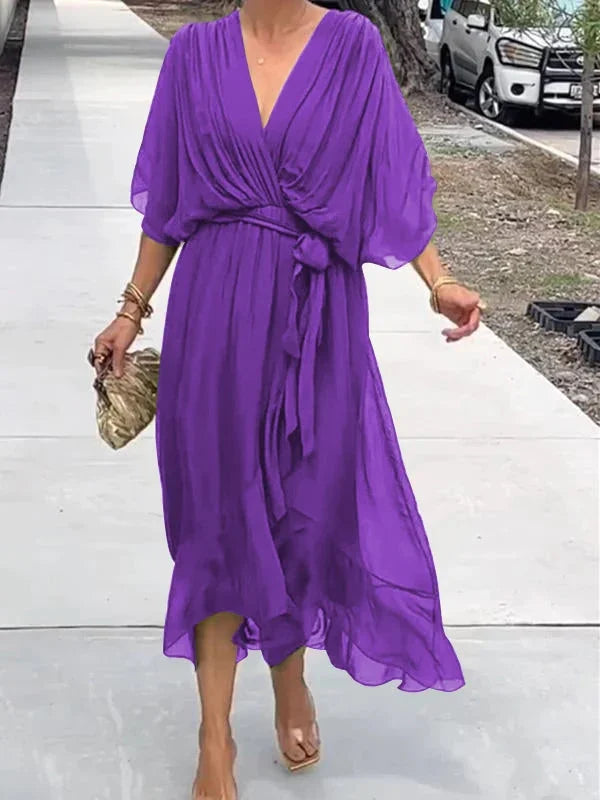 Monica V-Neck Dress