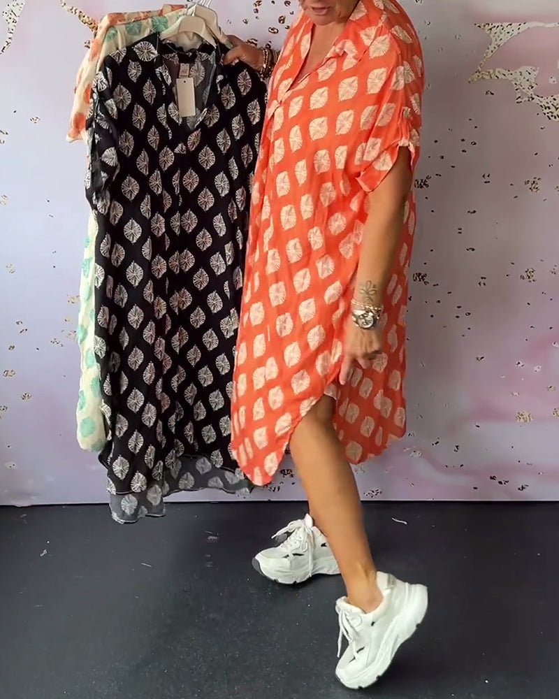 VanDeZaar® | Stilvolles Kleid mit V-Ausschnitt