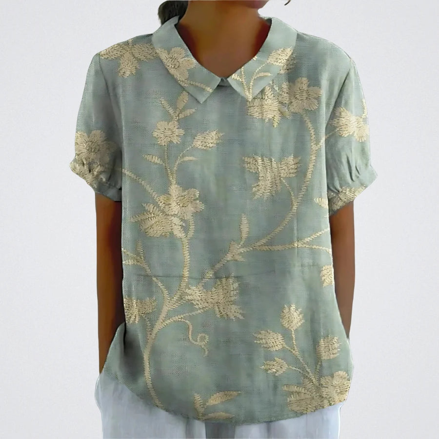 Lina Floral Detail Blouse
