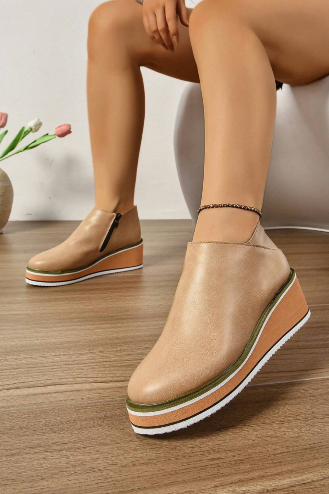 Trinity Stiefel - Beige