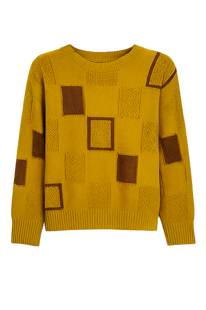 Ayla Strickpullover - Gelb