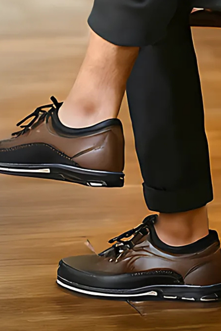 Bertholdt Eleganter Herrenschuh für Alltag & Komfort - Braun