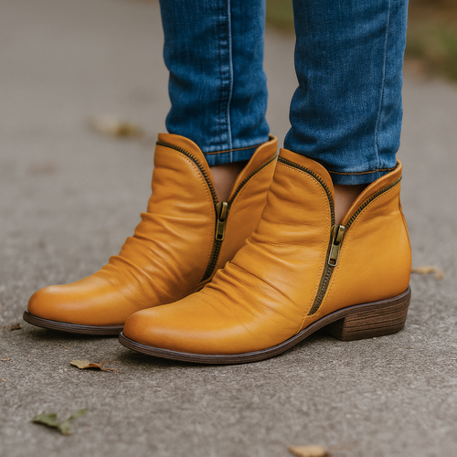 Keisha Orthopädische Ankle Boots - Gelb