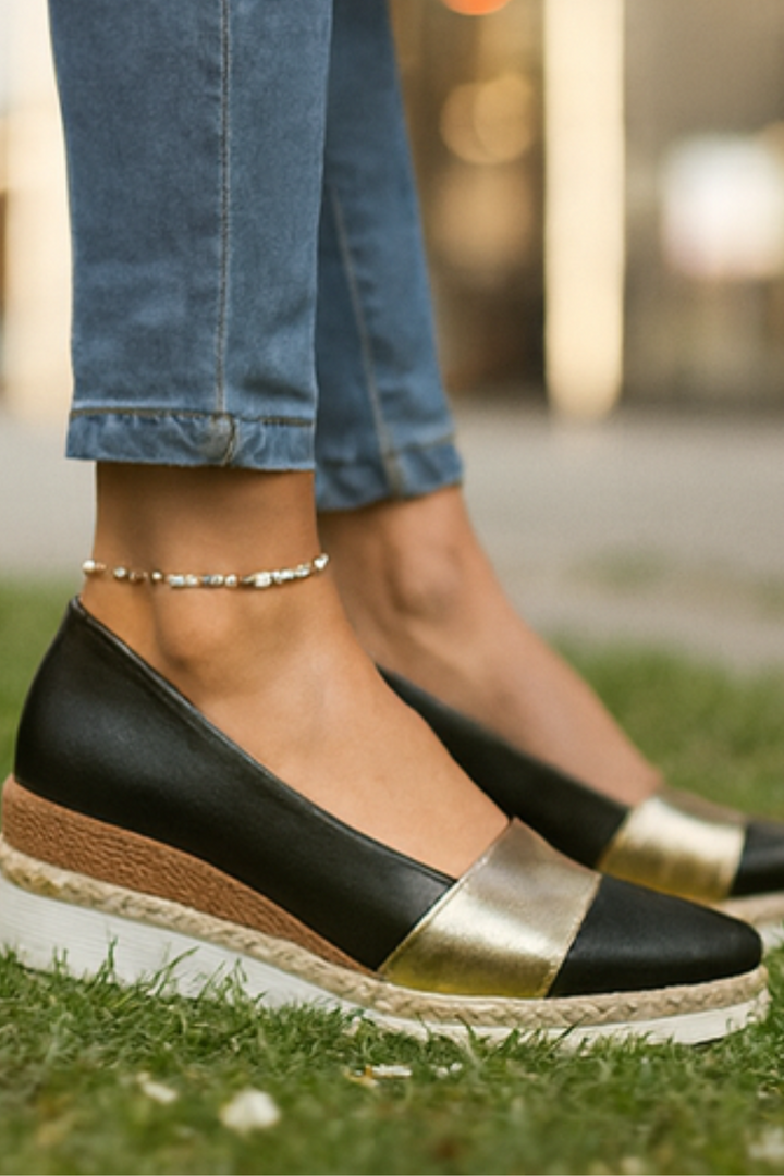 Marta Mokassins - Schwarz