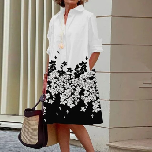 Schlichtes Hemdkleid für Damen