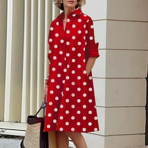 Schlichtes Hemdkleid für Damen