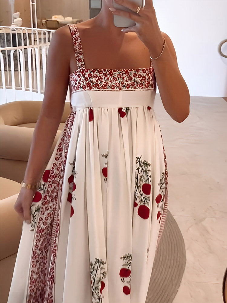 Maggie | Trendiges Maxikleid mit Blumenmuster