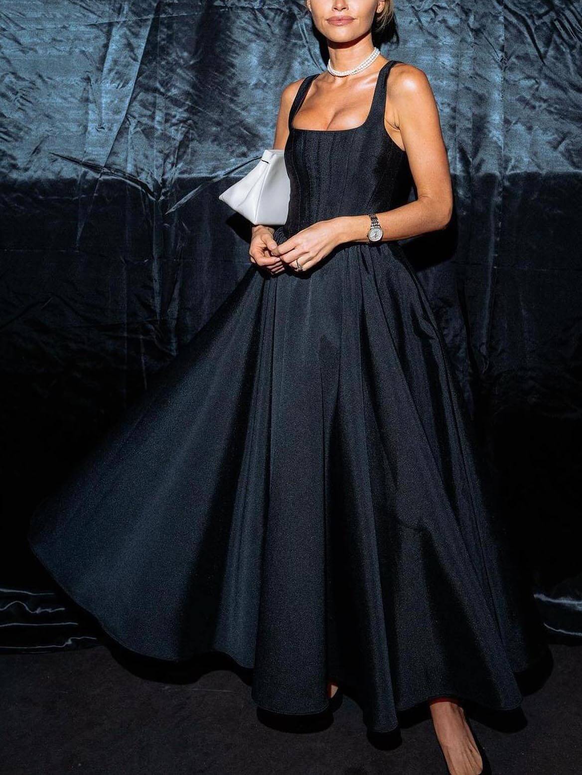 Stilvolles und elegantes Off-Shoulder schulterfreies ärmelloses Maxikleid