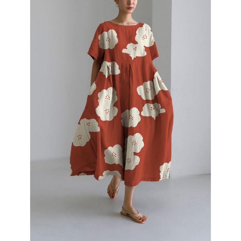 Isla – Boho-Blumenkleid mit weitem Schnitt