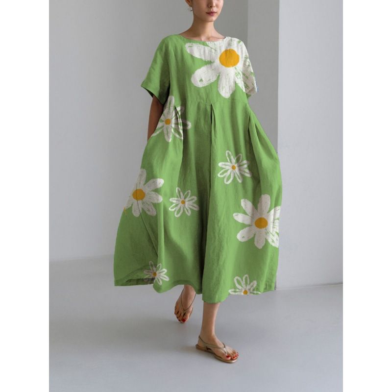 Isla – Boho-Blumenkleid mit weitem Schnitt