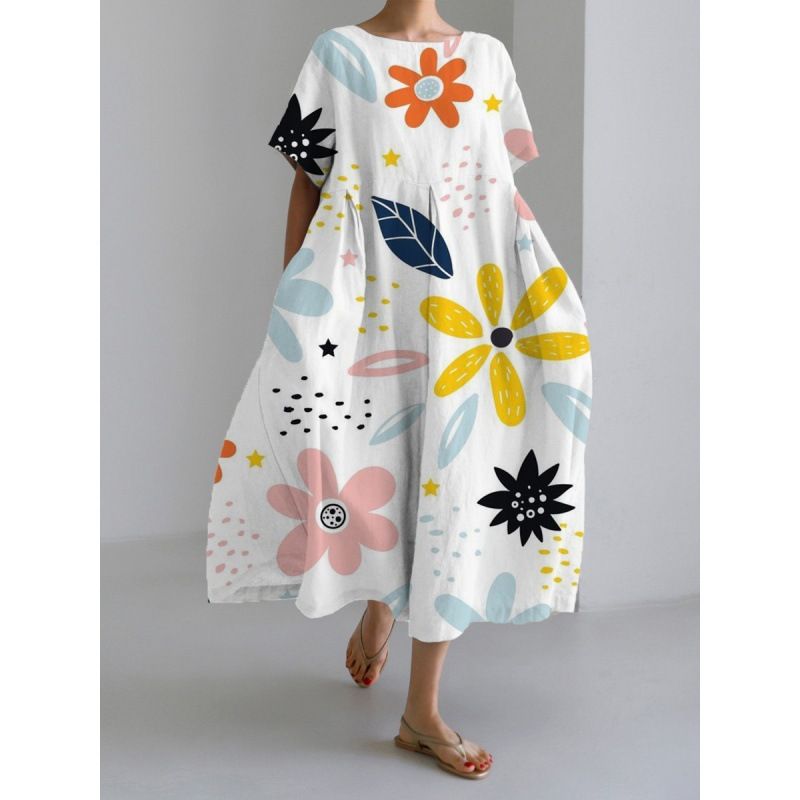 Isla – Boho-Blumenkleid mit weitem Schnitt