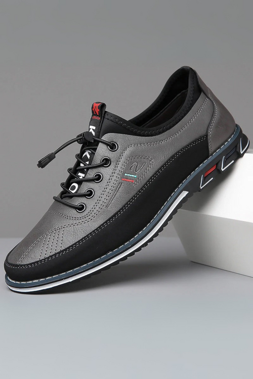 Bertholdt Eleganter Herrenschuh für Alltag & Komfort - Grau