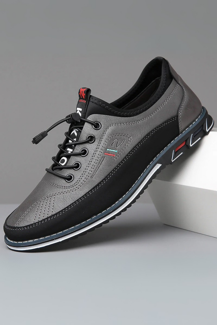 Bertholdt Eleganter Herrenschuh für Alltag & Komfort - Grau