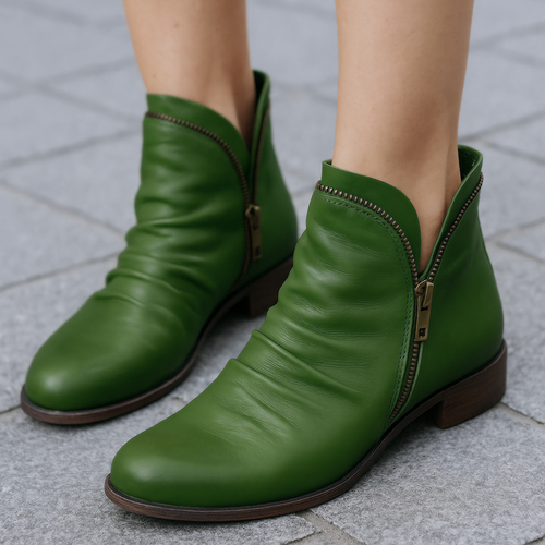 Keisha Orthopädische Ankle Boots - Grün