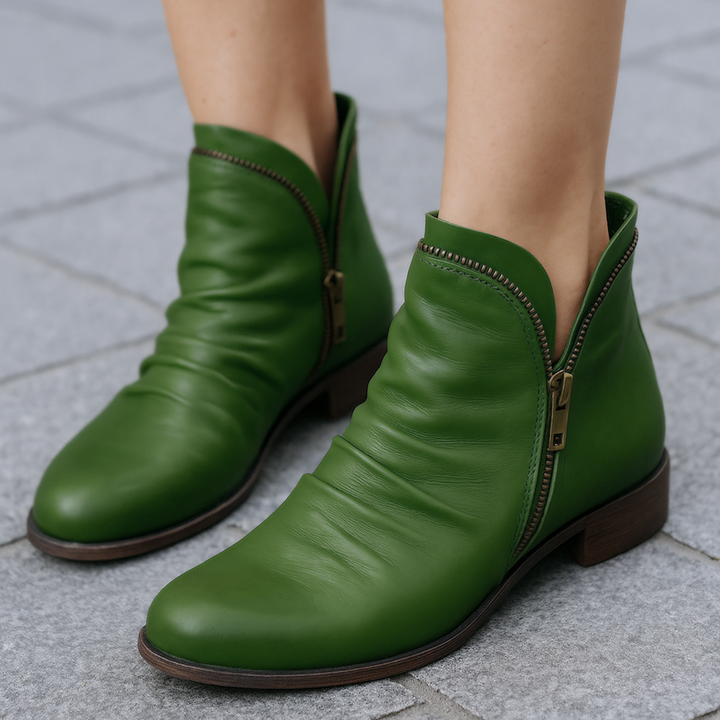Keisha Orthopädische Ankle Boots - Grün