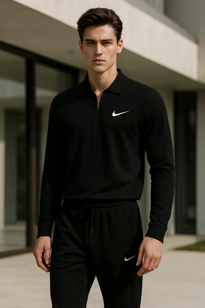 Jhanrik | Zweiteiliges Polo-Sweatsuit-Set für Herren