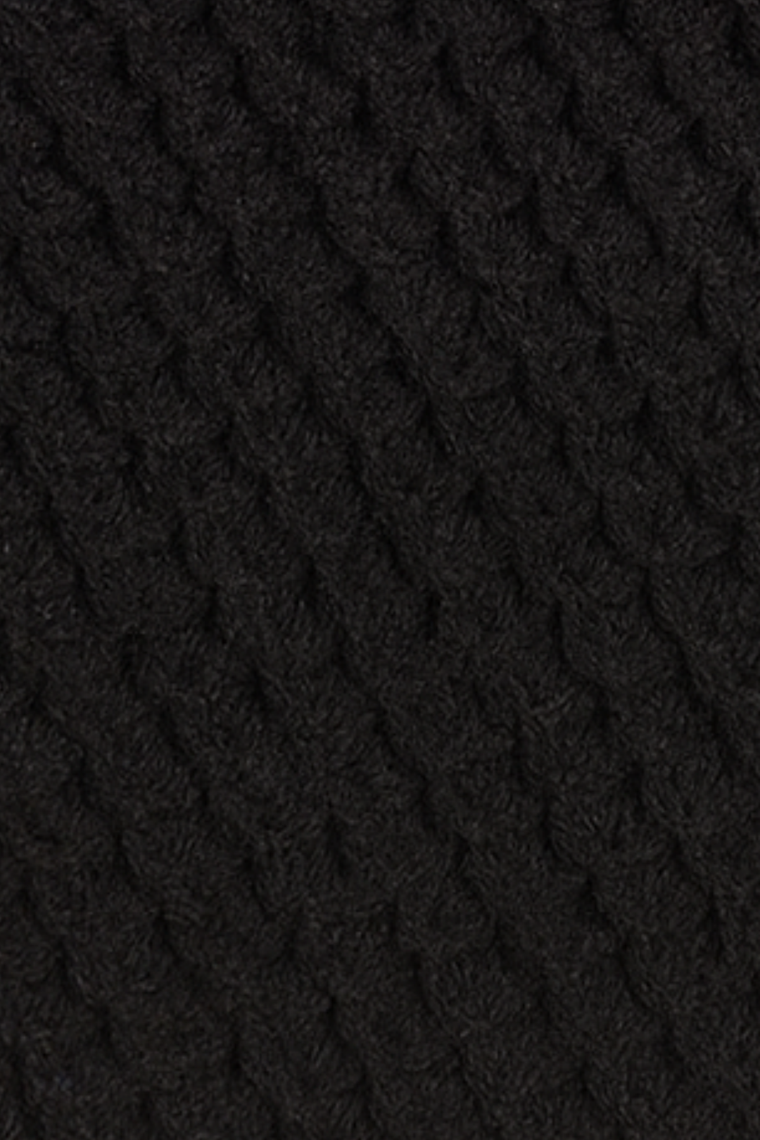 Gerald Strickweste mit Reißverschluss - Schwarz