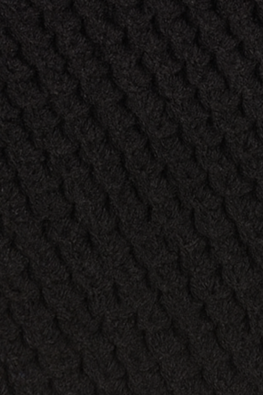 Gerald Zip Cardigan Vest Black